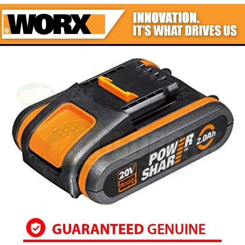 Worx WA3551 20V / 2.0Ah Lithium Ion Battery - Goldpeak Tools PH Worx Worx WA3551 20V / 2.0Ah Lithium Ion Battery - Goldpeak Tools PH Worx